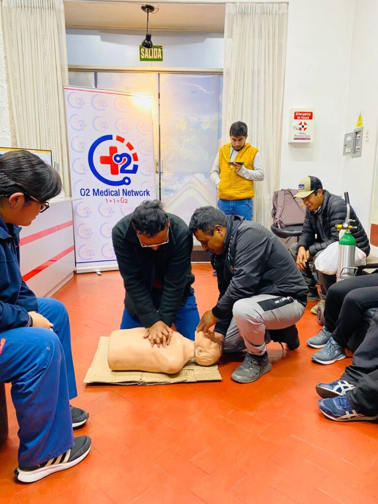 First aid on the Inca trail